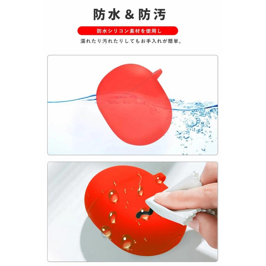 Google Pixel Buds Pro 用 ケース カバー レッド Google Pixel Buds Pro 用 ケース 全面保護カバー ワイヤレス