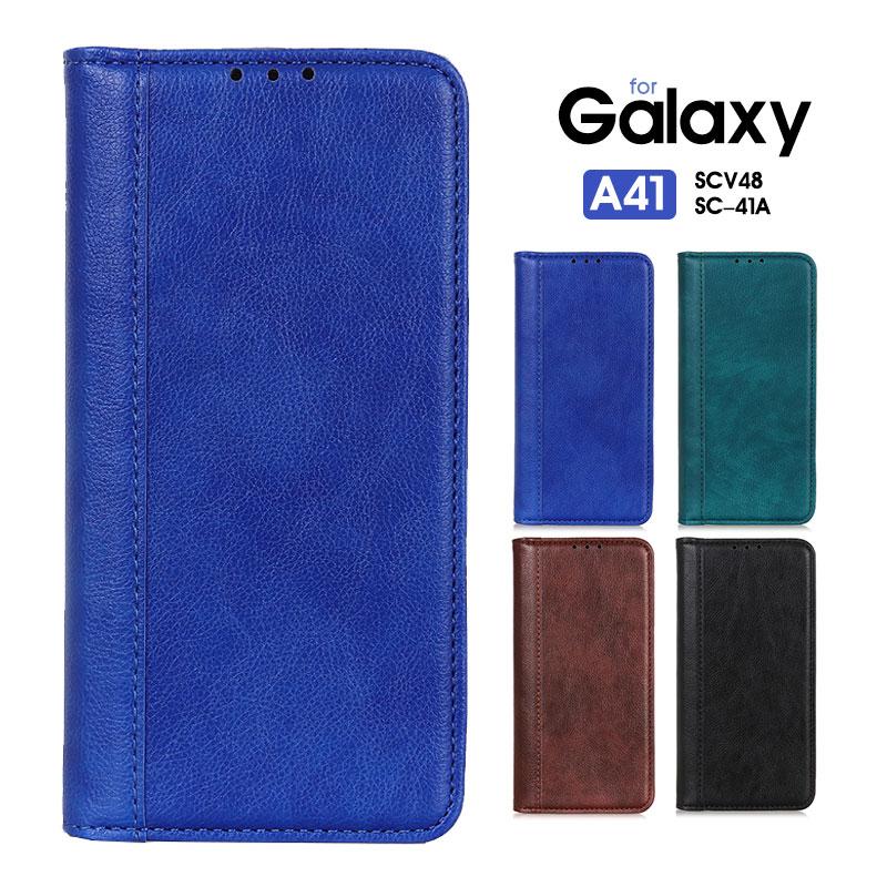 スマホケース Galaxy A41 docomo SC-41A au SCV48 ケース 手帳型