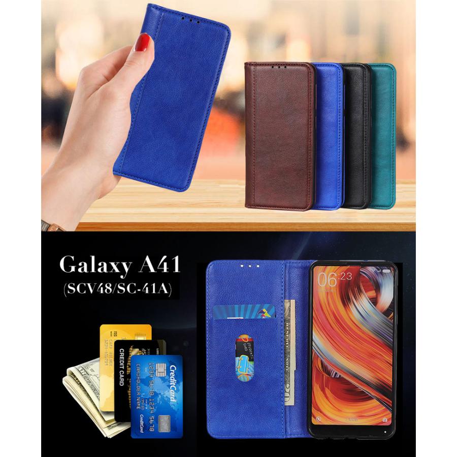 GALAXY A41 SC-41A スマートフォン　アンドロイド　手帳型ケース スマホケース Galaxy A41 docomo SC-41A au SCV48 ケース 手帳型