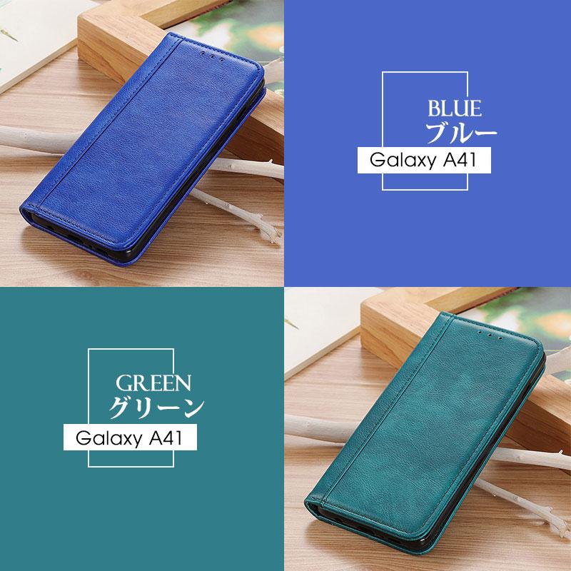 スマホケース Galaxy A41 docomo SC-41A au SCV48 ケース 手帳型