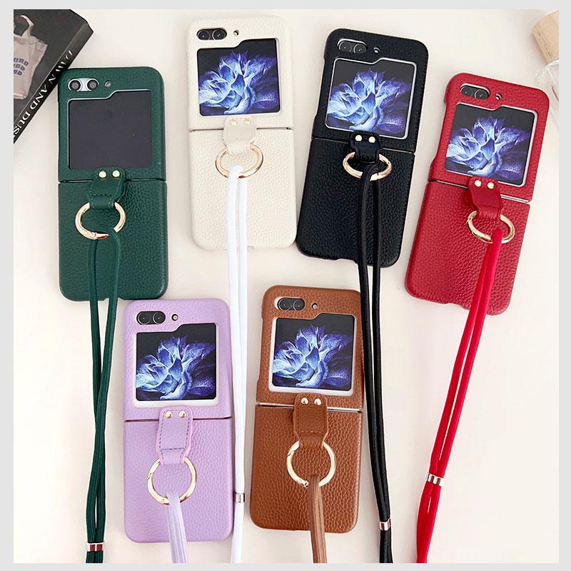 Galaxy Z Flip5ケース ギャラクシーzフリップ5 ケース ストラップ