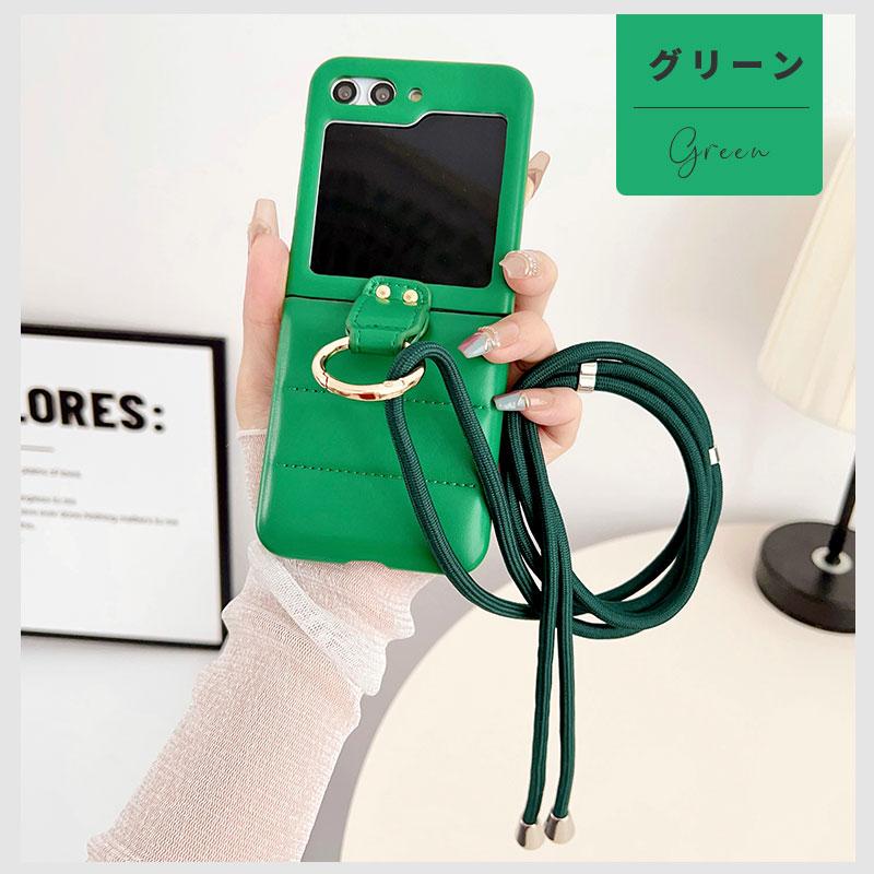 Galaxy Z Flip5ケース ギャラクシーzフリップ5 ケース ストラップ