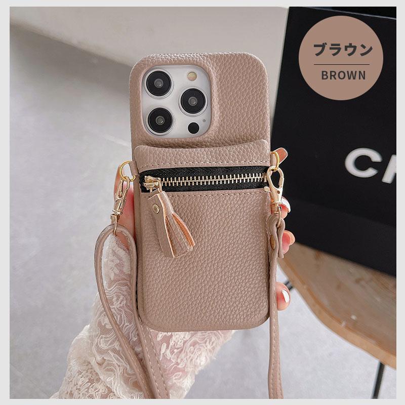 CUSTYPE iPhone15Proケース　ショルダー　カバー Amazon.co.jp: ZENIX DESIGN TECH iPhone15 用 ケース