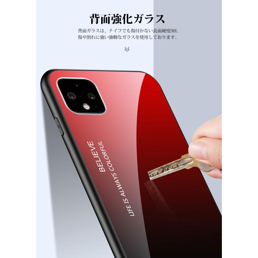 Google Pixel 4 XLケース 背面保護 google pixel 4 xl google pixel 4ケース おしゃれ ピクセル4 xlケース 強化ガラス ピクセル4ケース 耐衝撃  Pixel 4カバー｜initial-k｜12