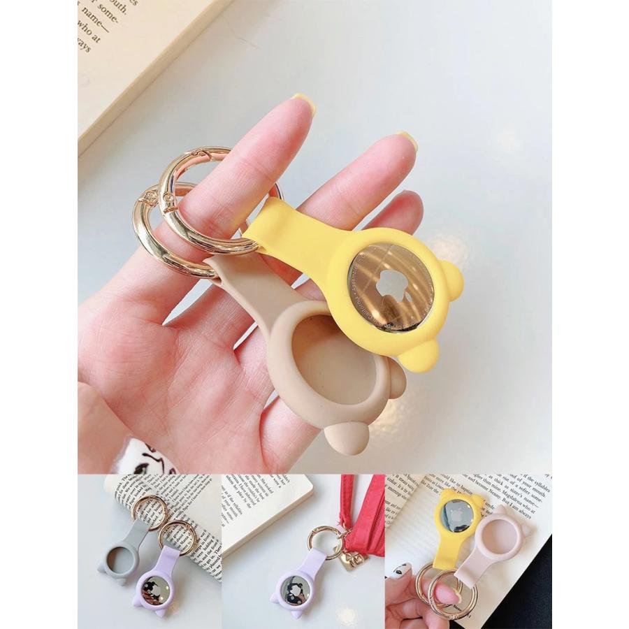 AirTag カバー シリコンケース 携帯便利 エアタグカバー 防塵 airTag