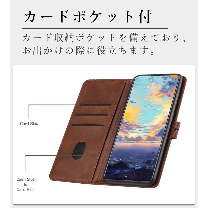 OPPO A54 5G simロック解除済み　手帳ケース・保護ガラス付き スマホケース OPPO A54 5Gケース 手帳型 a54ケース ストラップ付き
