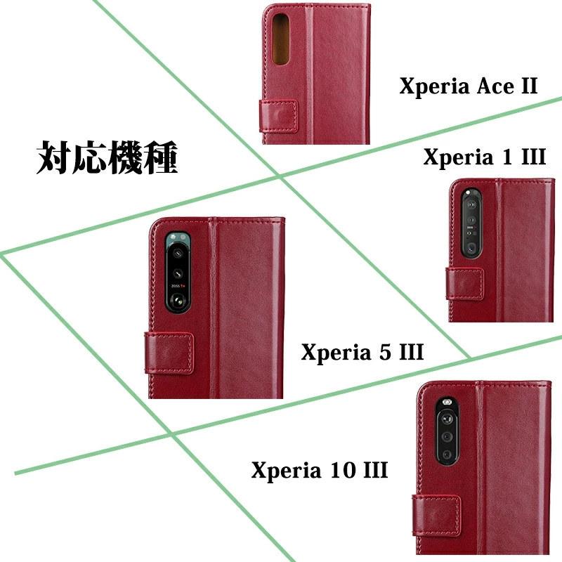 Sony Xperia Ace II ケース Xperia Ace II手帳型 Xperia 1 III カバー Xperia 5 III ケース Xperia 1 IIIケース Xperia 10 IIIカバー Xperia 1 IIIケース｜initial-k｜11