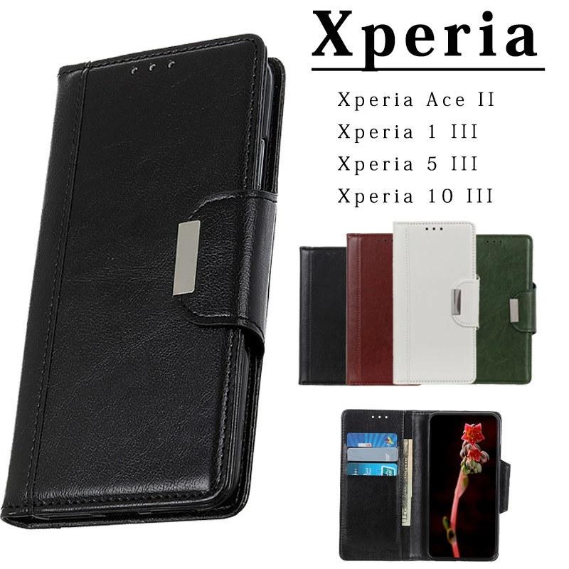 Sony Xperia Ace II ケース Xperia 1 III (SOG03/SO-51B) ケース Xperia 10 III (SOG04/SO-52B) 手帳型 Xperia Ace II (SO-41B) 手帳型 Xperia 5 III ケース｜initial-k