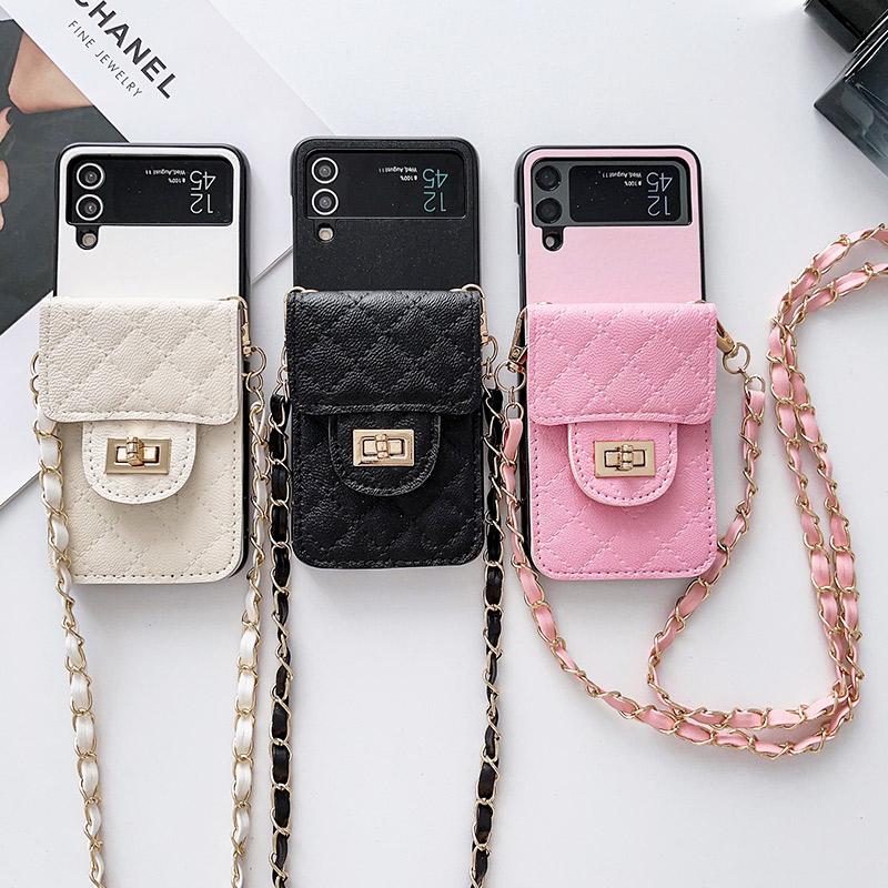 Galaxyスマホショルダーケース カード収納 ストラップ Galaxy Z