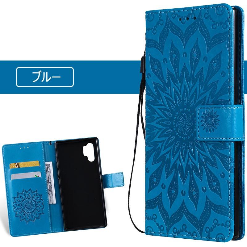 Galaxy Note10+ケース 手帳型ケース かわいい マグネット式 Note10+ SC