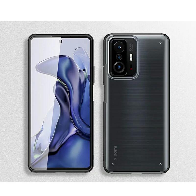 Xiaomi 13T Pro ケース 背面保護 半透明 薄い 指紋防止 耐衝撃