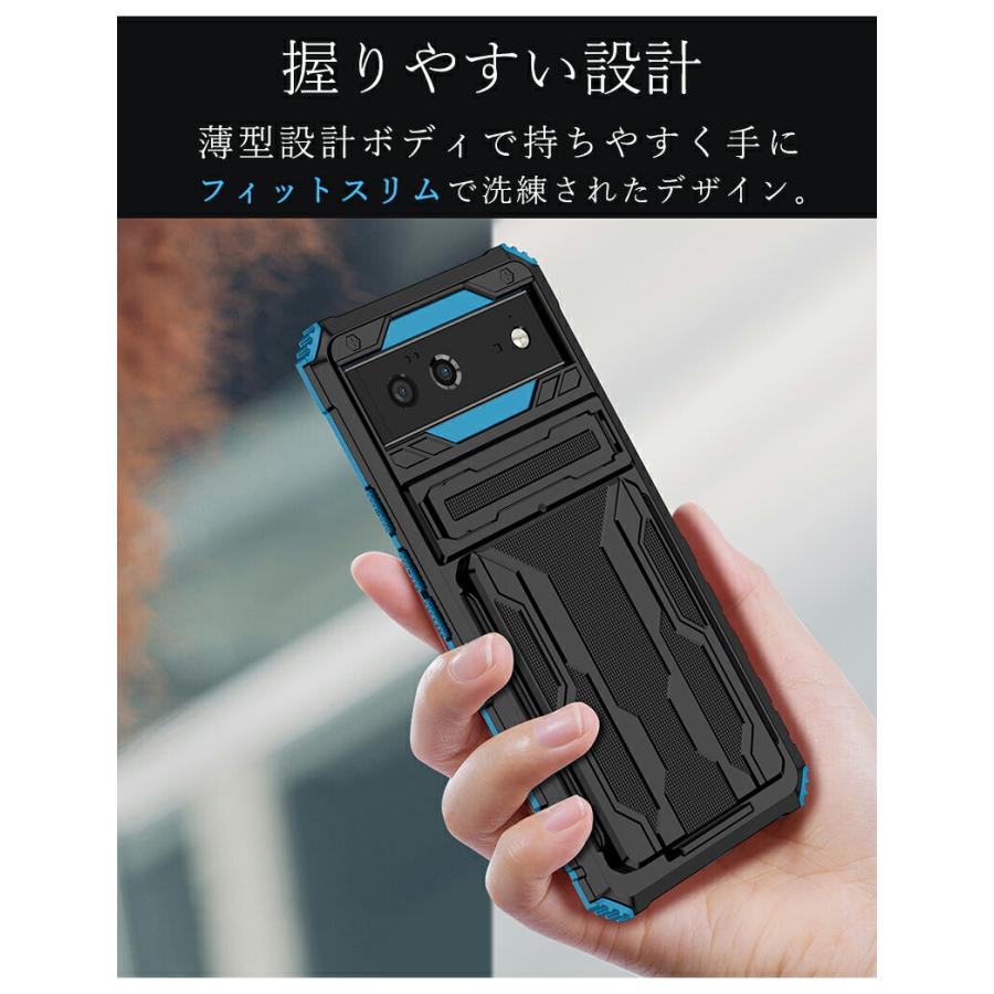 Google Pixel 6ケース 6 Proケース 背面財布 カード収納 ケース