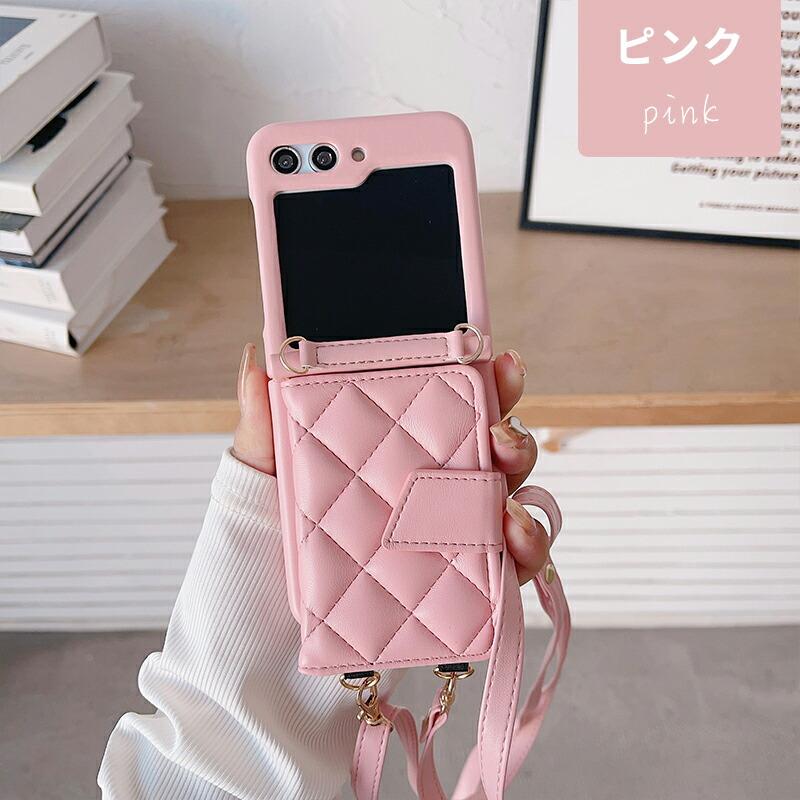 Galaxy Z Flip3 5G ケース ショルダーストラップ Flip4 SCG17 SC-54C