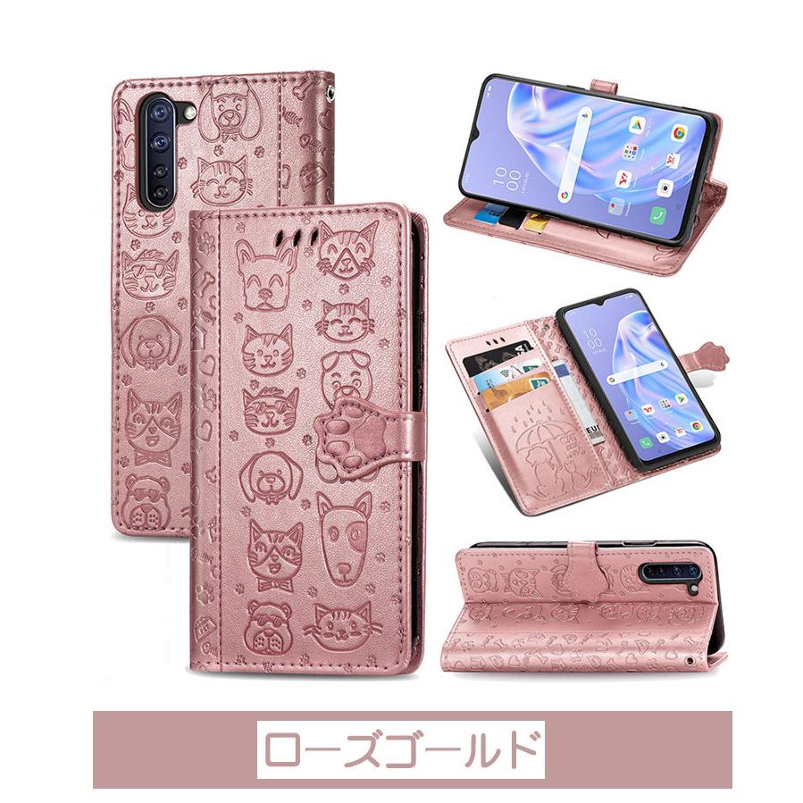 OPPO Reno9 Aケース PUレザー OPPO Reno5 A Reno3 A ケース 手帳型 猫柄 犬柄  OPPO Reno7 Aケース 手帳型おしゃれ OPPO A5 2020 カバー｜initial-k｜12