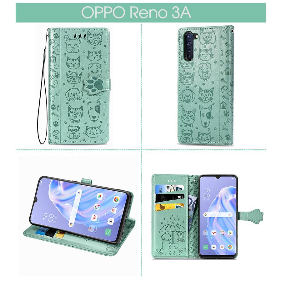 OPPO Reno9 Aケース PUレザー OPPO Reno5 A Reno3 A ケース 手帳型 猫柄 犬柄  OPPO Reno7 Aケース 手帳型おしゃれ OPPO A5 2020 カバー｜initial-k｜19