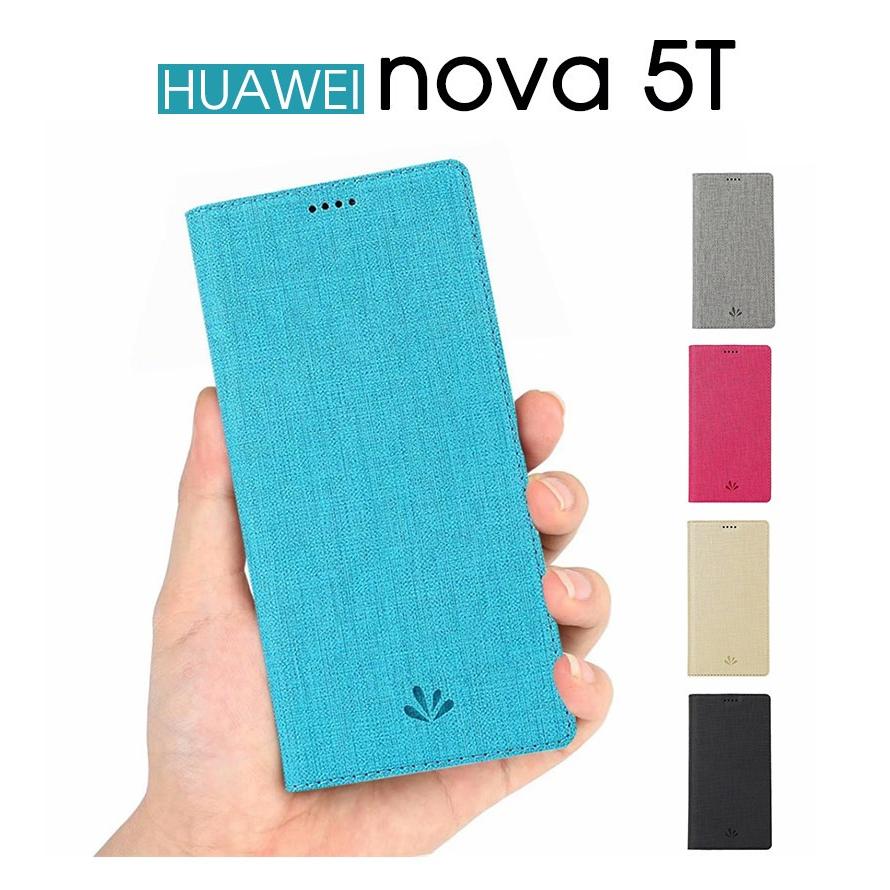 huawei nova 5t手帳型ケース カードホルダー付き huawei nova 5t保護ケース カード収納 ファー ウェイ nova 5Tケース シンプル ビジネス風  nova 5t手帳カバー｜initial-k