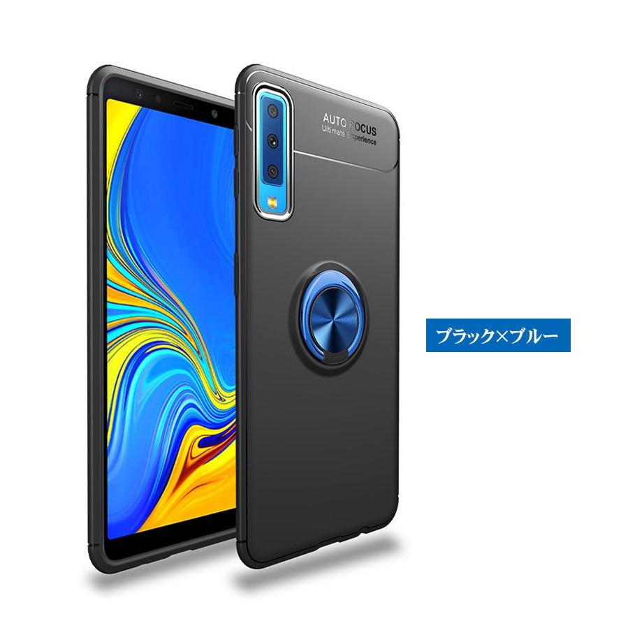 Galaxy A7ケース 背面 耐衝撃 頑丈 A7カバー 車載ホルダー 360