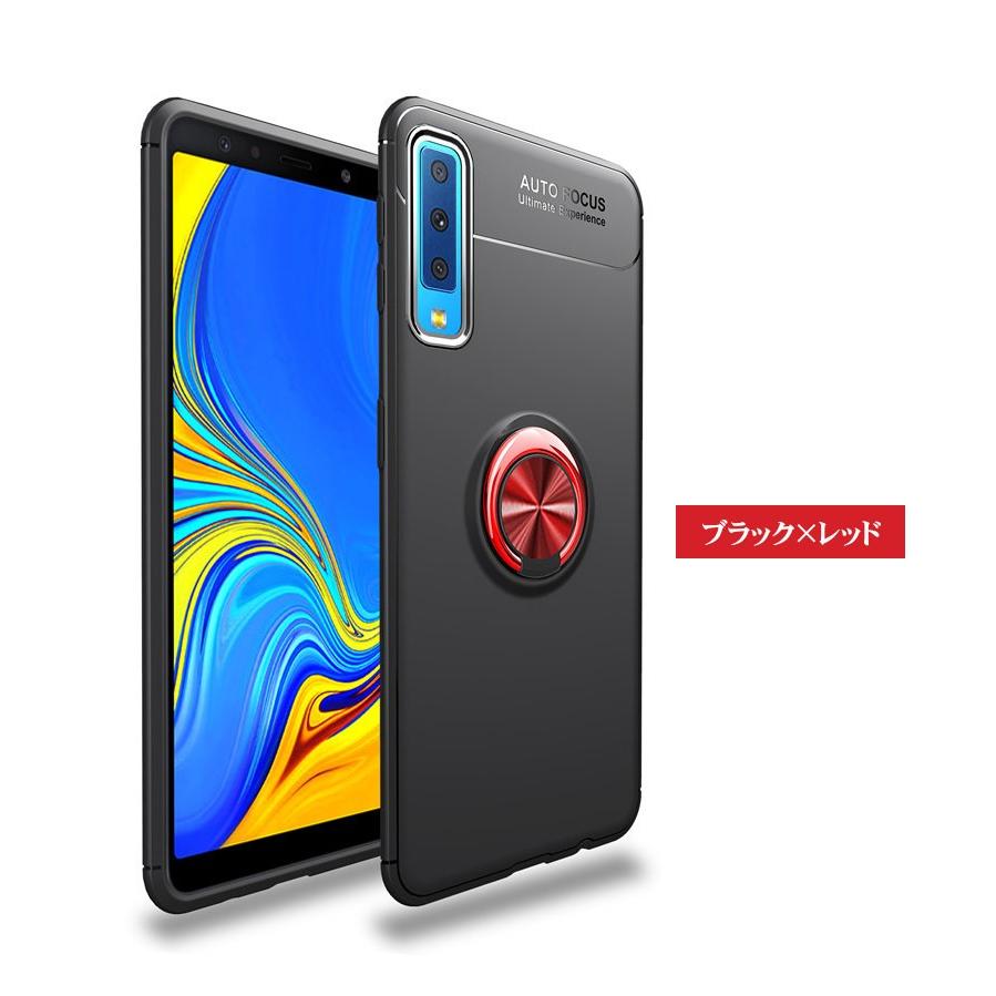 Galaxy A7ケース 背面 耐衝撃 頑丈 A7カバー 車載ホルダー 360