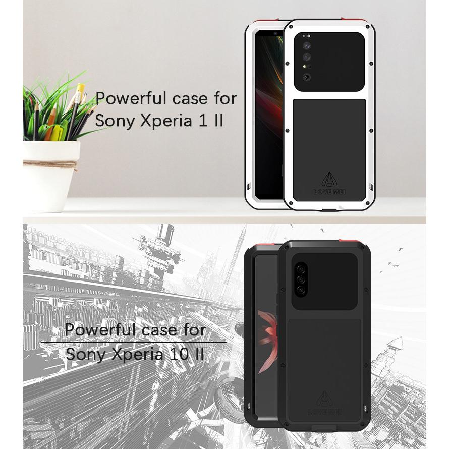 xperia 10 iiケース 耐衝撃 so-41aケースxperia アルミバンパー