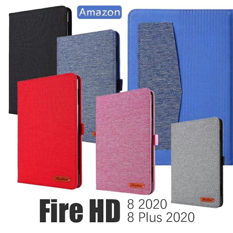 Amazon Fire HD 8 Fire HD 8 plus 2020 第10世代 ケース 手帳型 布製 NEWモデルAmazon Fire HD8 plus 2020 ケース Amazon Fire HD8 ケース 手帳型 革製｜initial-k