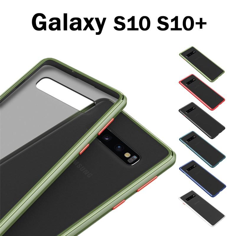 GALAXY S10本体 TPUケース画面保護フィルム付 simフリー Galaxy (送料無料) Samsung S10 裏面用ケース メッキ加工 TPU 全