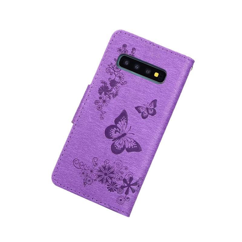 Galaxy S10/S10+ ケース/カバー 蝶柄 花柄 きらきら 可愛いGalaxy S10