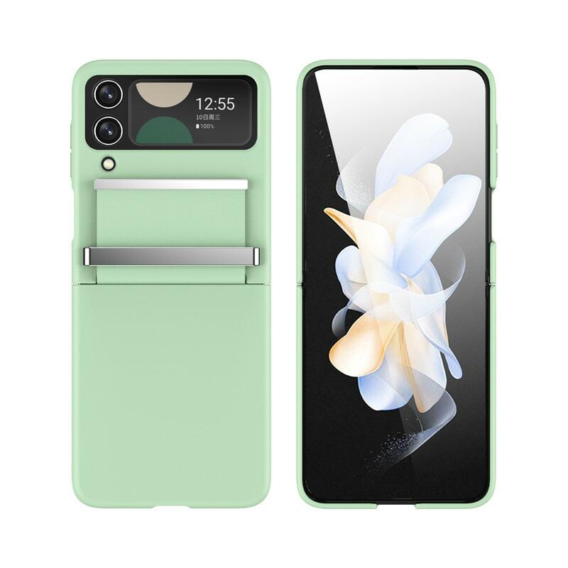 Galaxy Z Flip4 ケースGalaxy Flip3 ケース おしゃれ くすみカラー