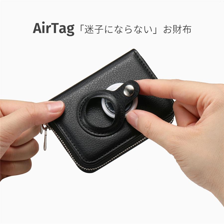 AirTag 専用の財布 極小財布 ミニ財布 小さい財布 AirTagカバー