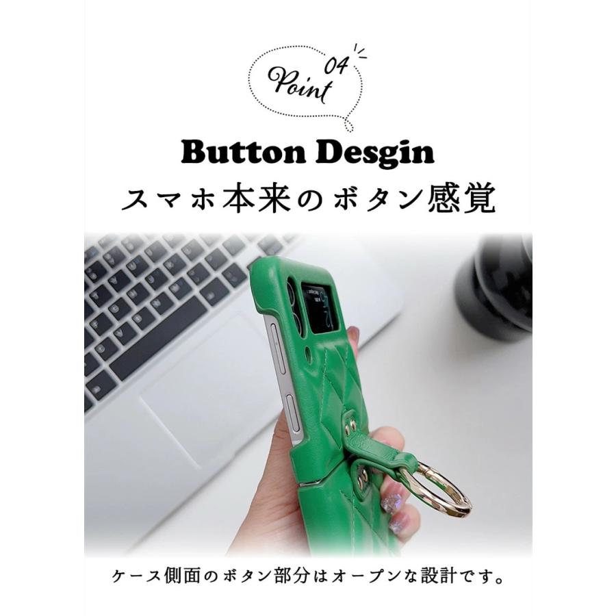 Galaxy Z Flip5 5Gケース リングホルダー付 Flip4 カバー リング