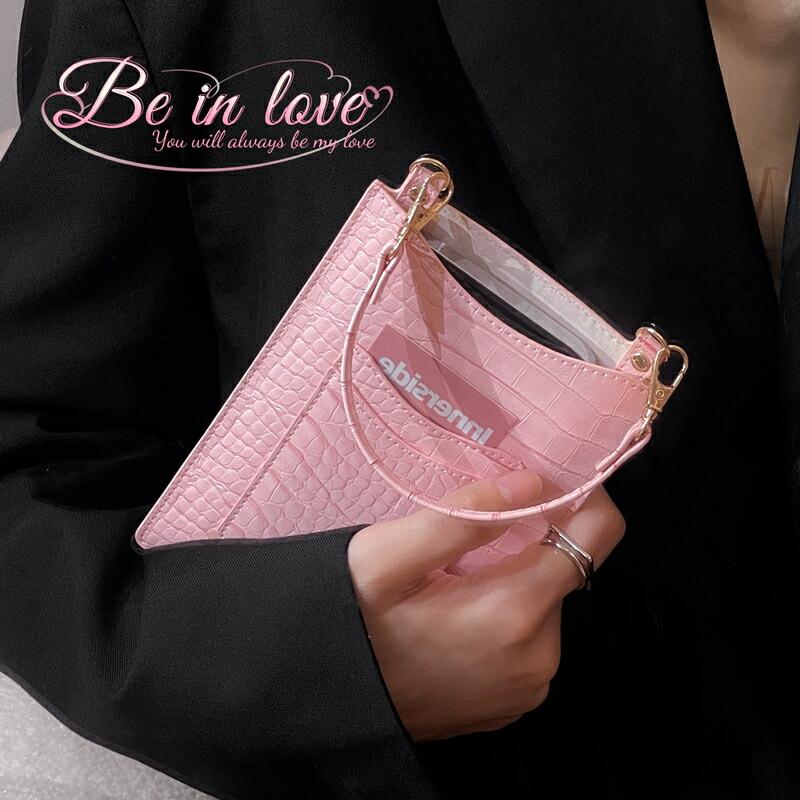 スマホポーチ スマートフォンポーチ 持ち手 ミニバッグ ポーチ