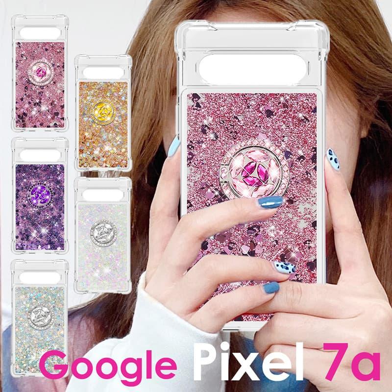 Google Pixel 9a ケース おしゃれ クリア ラメ キラキラ