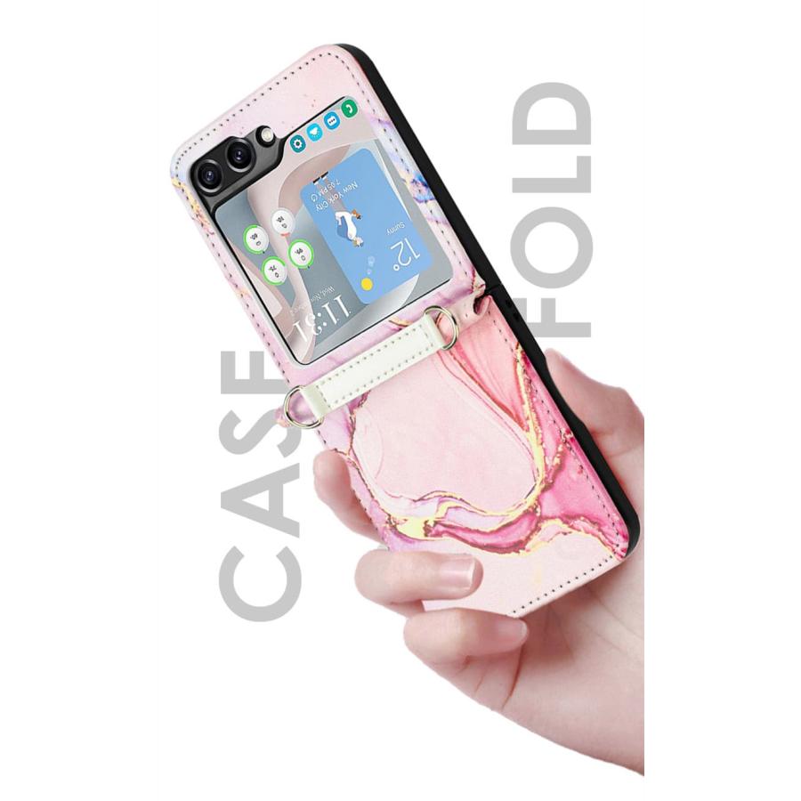 Galaxy Z Flip5カバーフリップ5カバーSamsung Flip5保護ケース PC素材