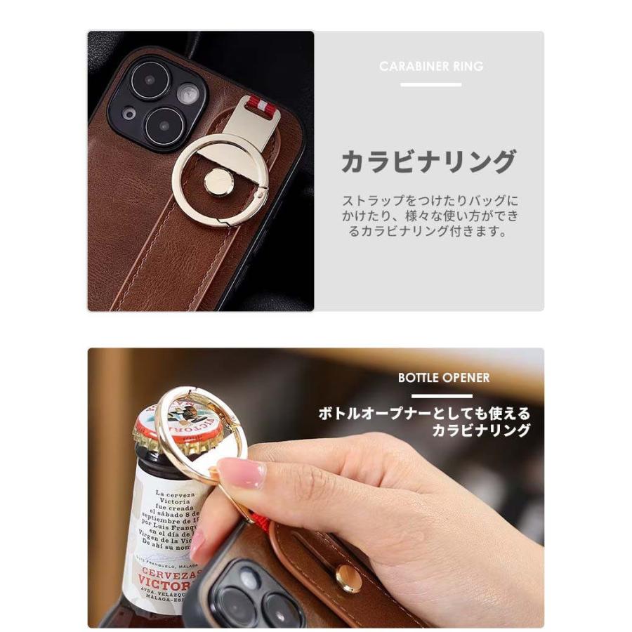 Galaxy Z Fold5/Fold4/Fold3/Fold2 ケース カバー 背面 ベルト付き