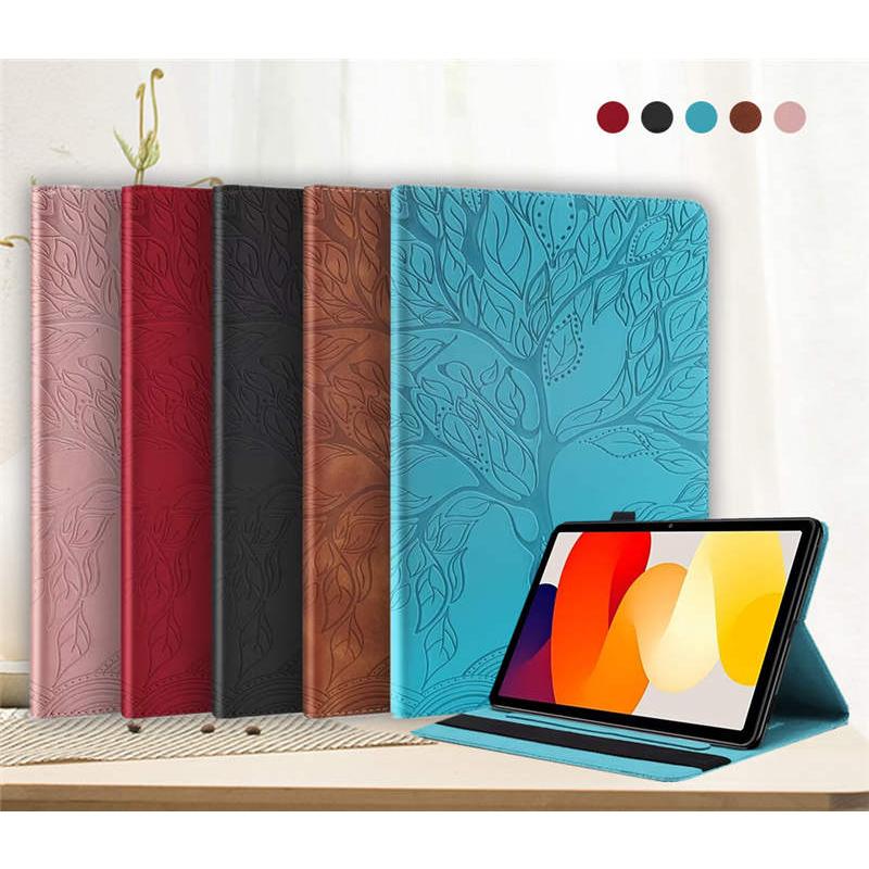 Xiaomi Pad 6/Pad 5/Redmi SE ケース カバー ペン収納 かわいい木の柄