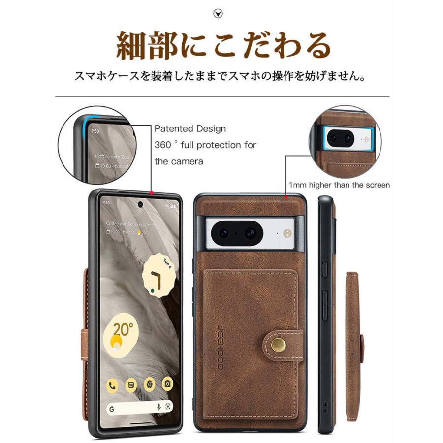 Google pixel8/pixel8pro 背面手帳ケース 背面カード Pixel 8