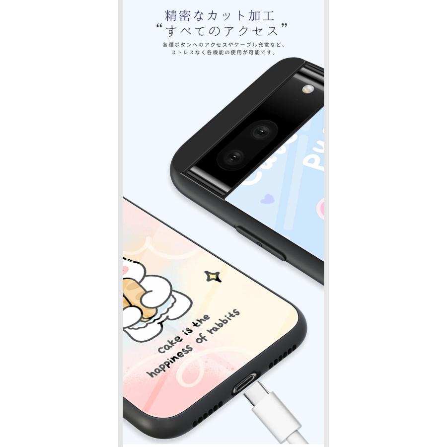 スマホケース Google Pixel 7 Pro 7a 8 6a ケース 強化ガラス グーグル