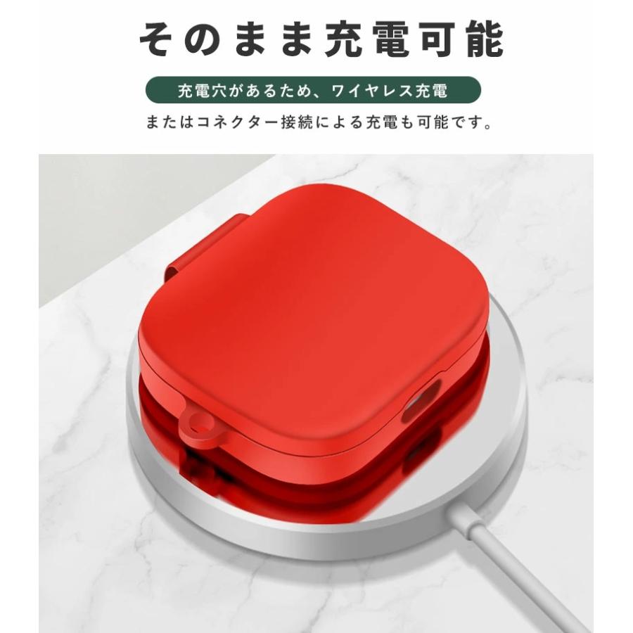 Redmi Buds 5用対応ケース 保護カバー イヤホン保護 紛失防止 カラビナ