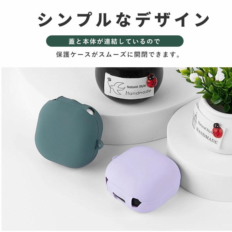 Galaxy Buds Live / Buds Pro / Buds 2 Proケース 充電ケース TPU ギャラクシー バッズ2カバー シンプル おしゃれ 薄型 便利 Galaxy Buds2 Pro ケース｜initial-k｜05