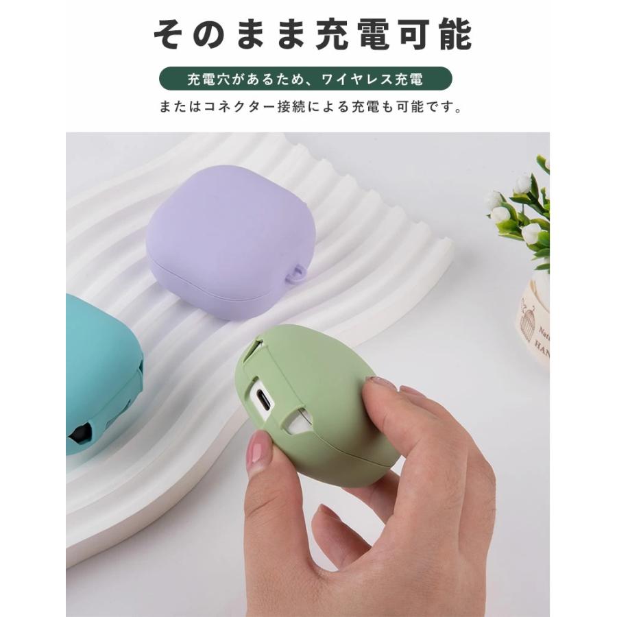 Galaxy Buds Live / Buds Pro / Buds 2 Proケース 充電ケース TPU ギャラクシー バッズ2カバー シンプル おしゃれ 薄型 便利 Galaxy Buds2 Pro ケース｜initial-k｜06