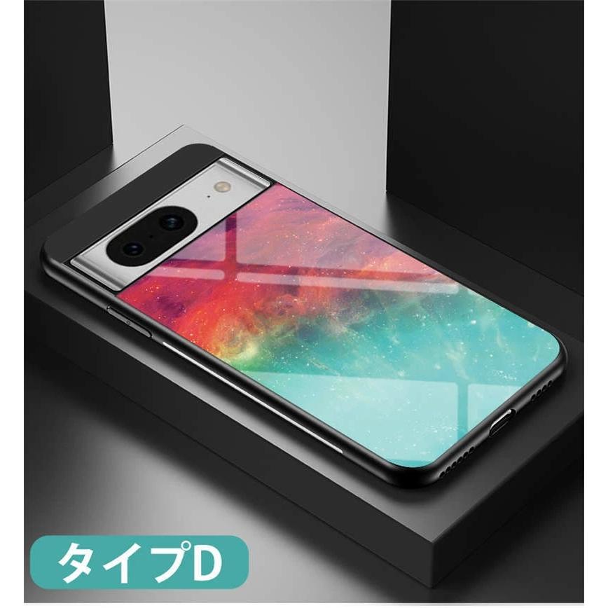Google Pixel 8/8 Pro/7a ケース カバー 背面強化ガラス