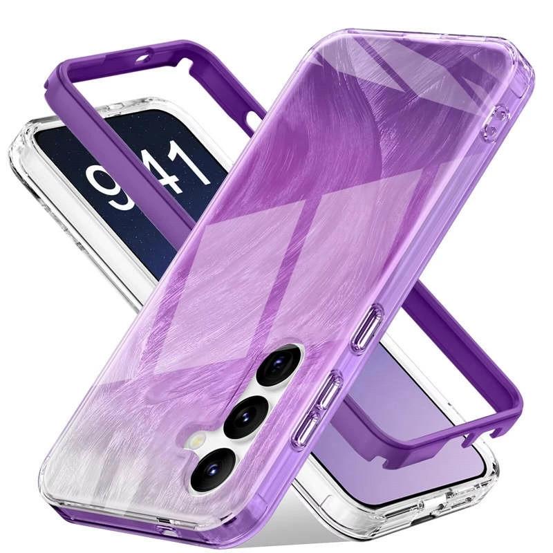 Galaxy S24 ケース S24+ Ultra 耐衝撃 2パーツ 二重構造 TPU+PC