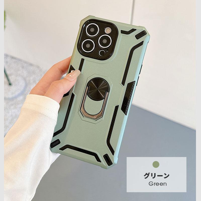iPhone 15 Pro ケース 二重構造 13 Proケース リング付き 14 スタンド
