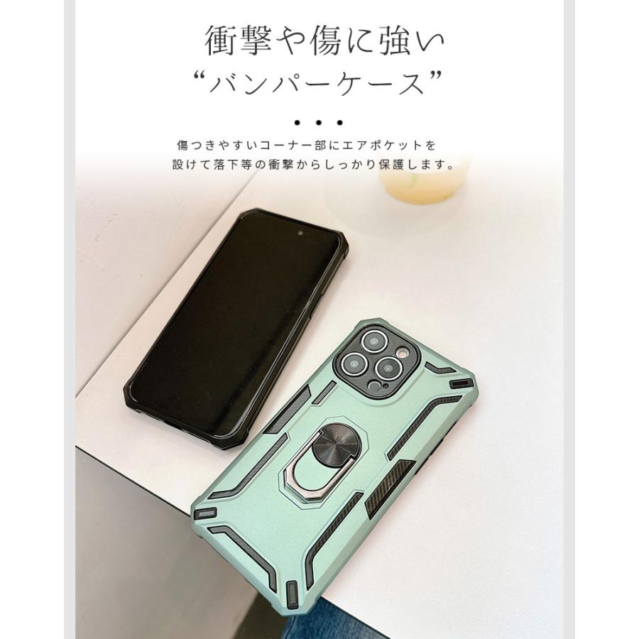 iPhone15Pro 用ケース 二重構造 iPhone 15 Pro ケース 二重構造 13 Proケース リング付き 14 スタンド