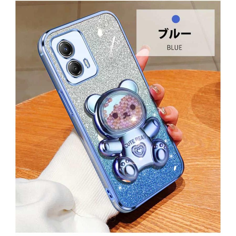 moto g13 g50 g53j 5g g53y ケース 可愛い クマちゃん スタンド