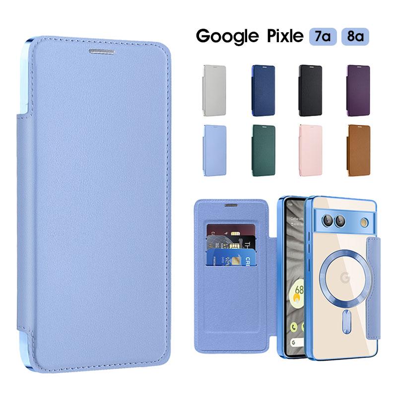 美品 Google Pixel8a アロエ 128GB おまけ手帳型ケース Google Pixel 8a ケース カバー 手帳型 薄型 耐衝撃吸収 カード