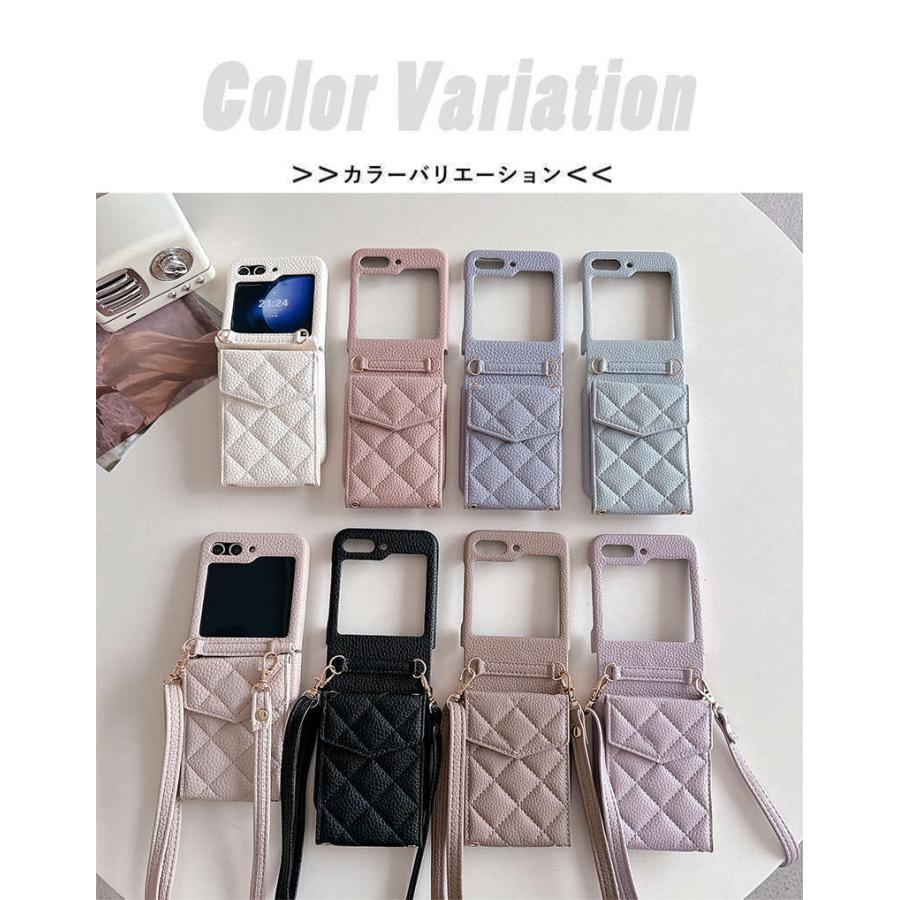 Galaxy Z Flip6カバー 肩掛けGalaxy Flip6ケース スマホ