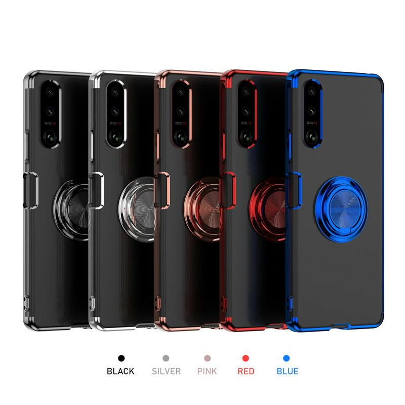 SONY Xperia 1 VI/10 VI ケース カバー クリア おしゃれ リング