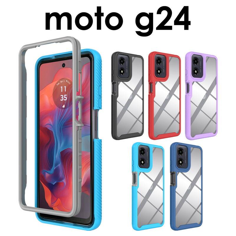 moto g24 ケース カバー かわいい クリア モトg24 TPU+PCケース moto g24 ケース カバー かわいい クリア モトg24 TPU+PCケース