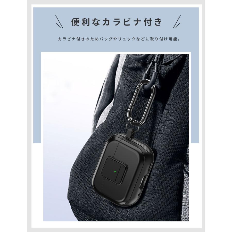 AirPods Pro2ケース カラビナ付 紛失防止 3 カバー AirPods3 2 1 AirPods Pro2ケース カラビナ付 紛失防止 3 カバー AirPods3 2 1