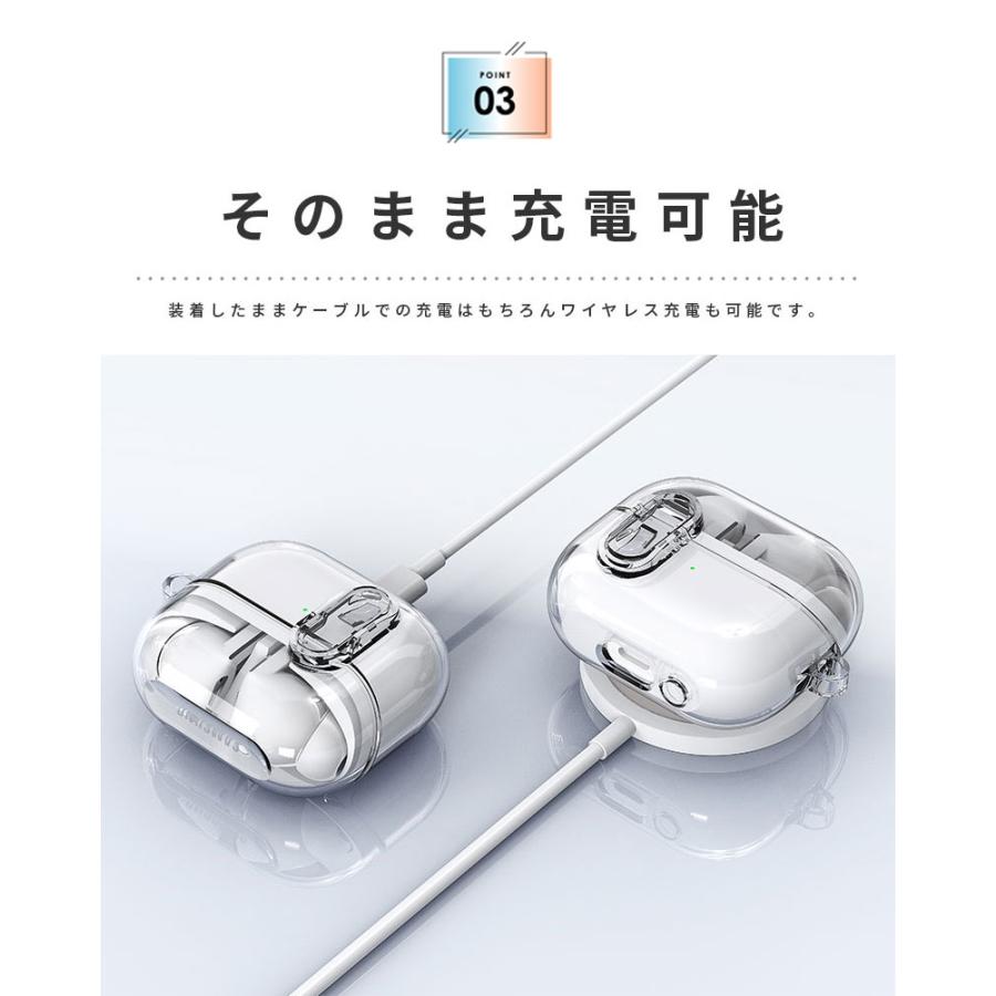 Galaxy Buds3ケース Buds3 Pro 対応ケース カラビナ付